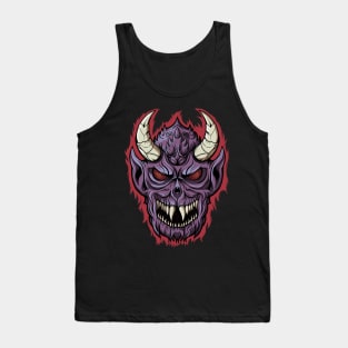 Evil Demon Face Tank Top